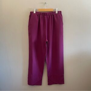 SHEIN Maroon-Rose Loose Fit Capri Pants with Tulip Hem – Size XL NWOT
